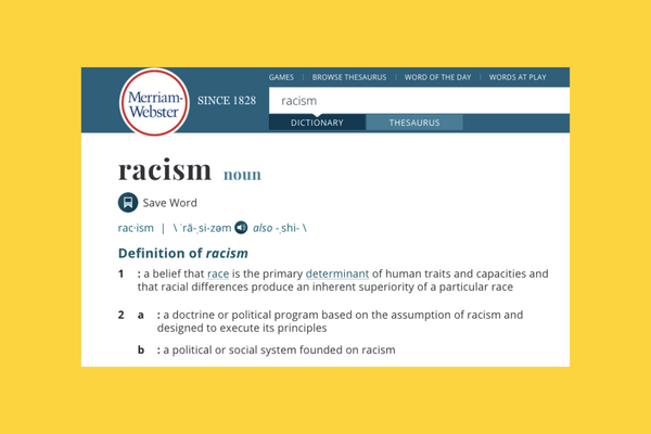 Did Merriam-Webster Update Its Definition Of 'Racism' To Say Only White ...