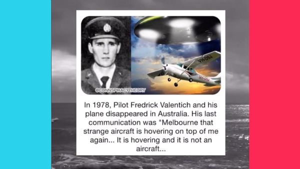 Frederick Paul Valentich was an Australian pilot who flew in 1978 and disappeared after claiming to make a UFO sighting to Melbourne Flight Service Unit. (TikTok)
