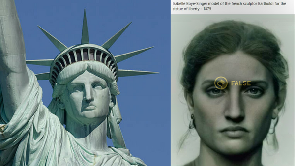 Is This a Photograph of the Woman Who Modeled for the Statue of Liberty ...