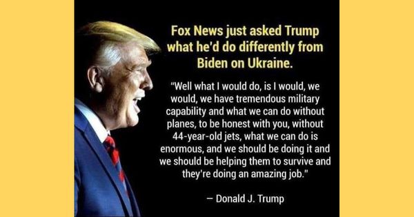 Is The 'What I Would Do' Trump Quote About Ukraine Real? | Snopes.com