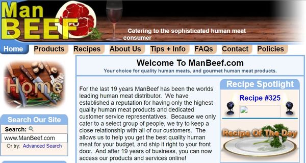 manbeef human meat
