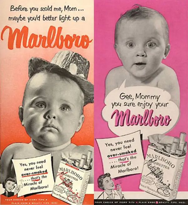 Is This A Real Marlboro Cigarette Ad Featuring A Baby Snopes