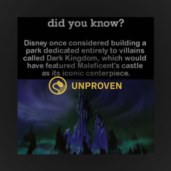 disney meme - Did Disney Consider Opening a Villain-Themed Park Called 'Dark Kingdom'?