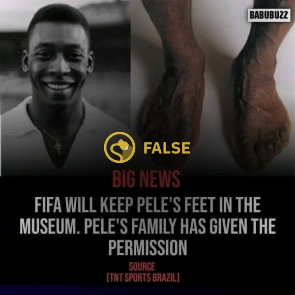 Pele's Feet To Be Kept In Museum? Here's The Truth Behind 'FIFA Decision' -  Newschecker