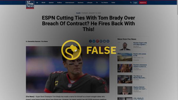 Tom Brady nunca avaló las gominolas de CBD pese a lo promocionado en anuncios de Facebook sexualmente explícitos.