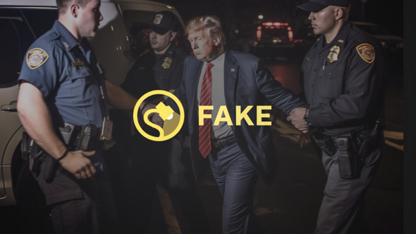 No, This Is Not A Real Photo Of Trump Being Arrested | Snopes.com