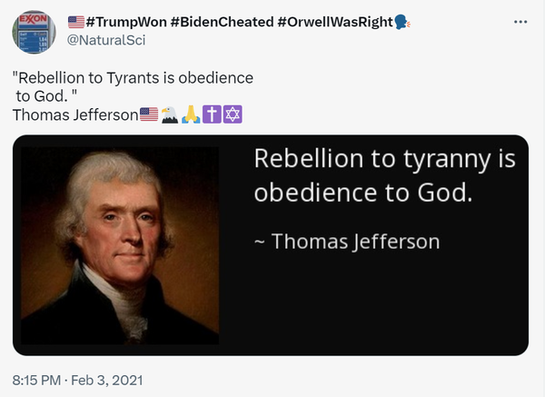 rebellion to tyrants is obedience to god