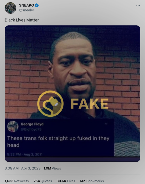 fake tweet: These trans folk straight up fuked in they head