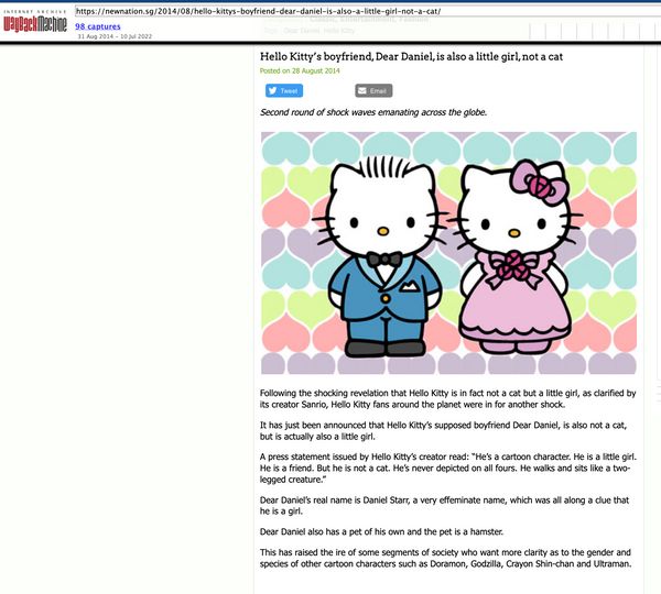 hello kitty and dear daniel cartoon