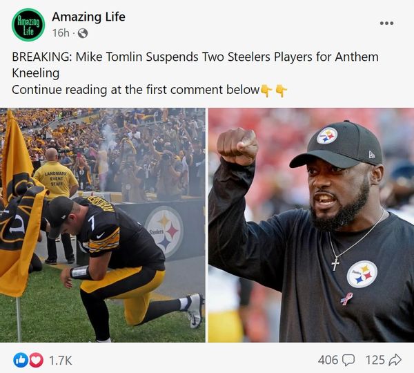 BREAKING: Mike Tomlin Suspends Two Steelers Players for Anthem Kneeling