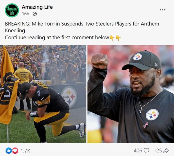 Tomlin: Steelers will support players if they opt to kneel