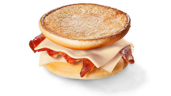 An online post claimed that McDonald's was offering a McToast with cheese and upside-down buns.
