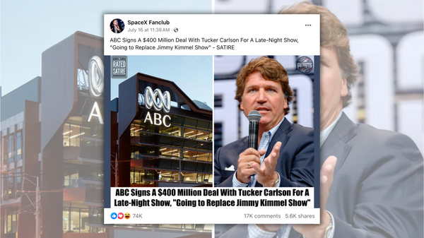 Tucker Carlson Signed $400M Deal With ABC To Replace Jimmy Kimmel ...