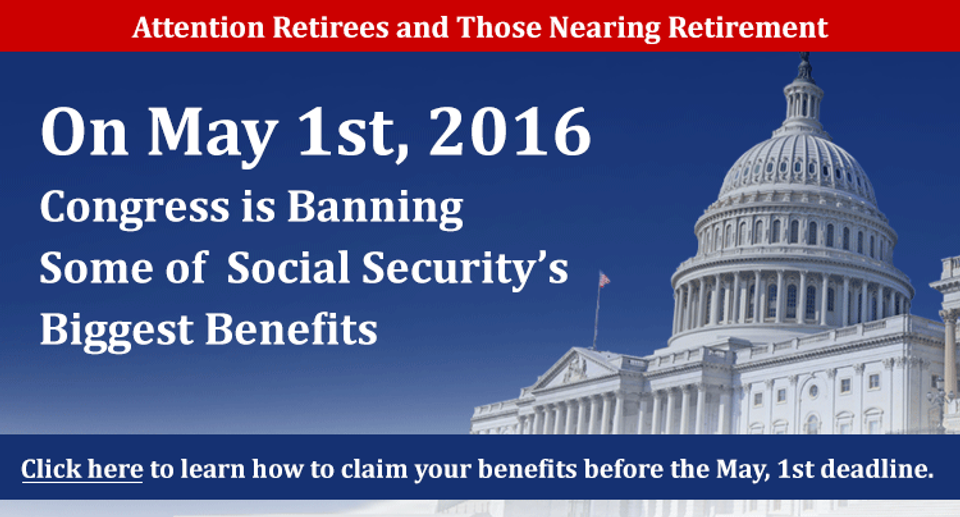 Social Security Changes To Take Effect 1 May 2016 | Snopes.com