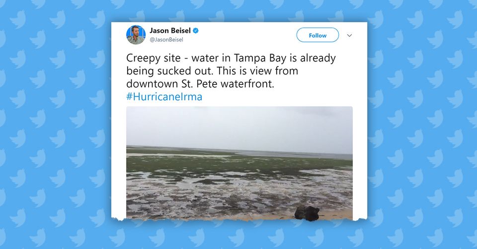 Did Hurricane Irma Draw the Water Away from Beaches in Florida and the ...