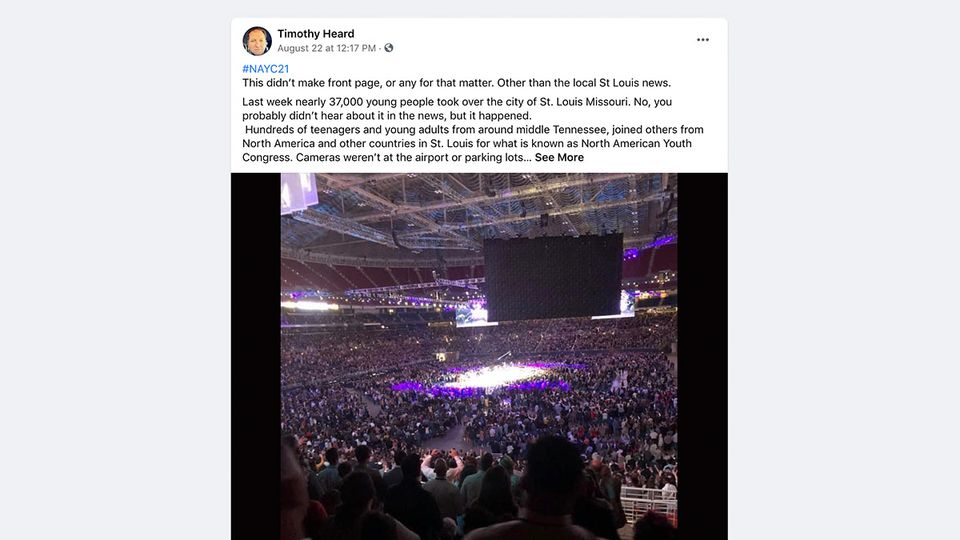 Viral 'NAYC21' Facebook Post About Christian Event Lacked Context ...