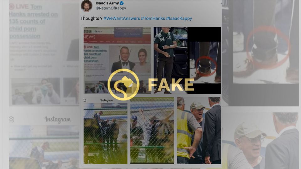 Did BBC Report Tom Hanks Was Arrested for 'Child Porn Possession