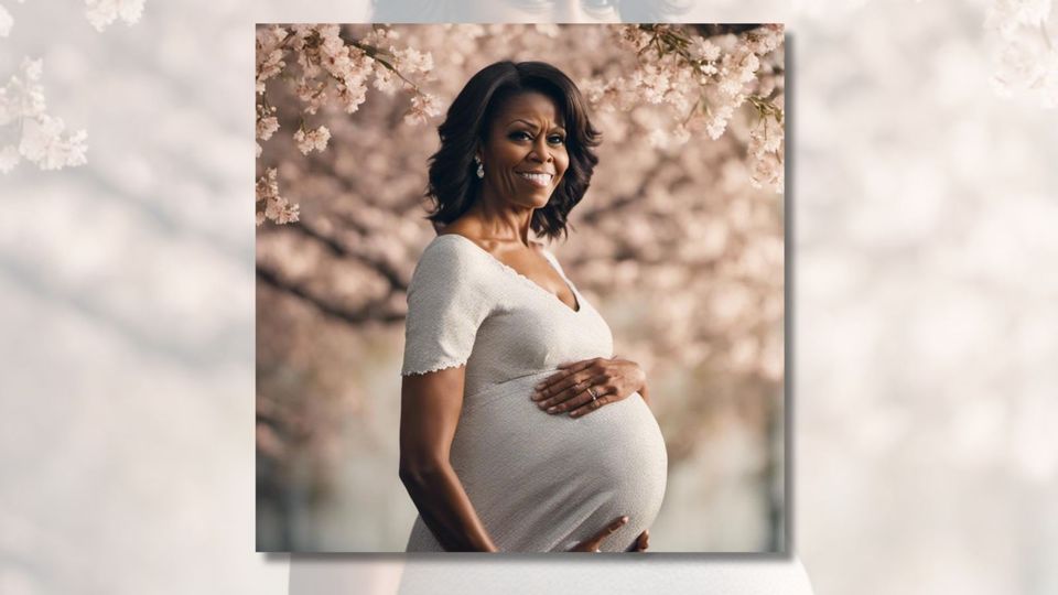 Captivating Moments: A Picture Of Pregnant Michelle Obama