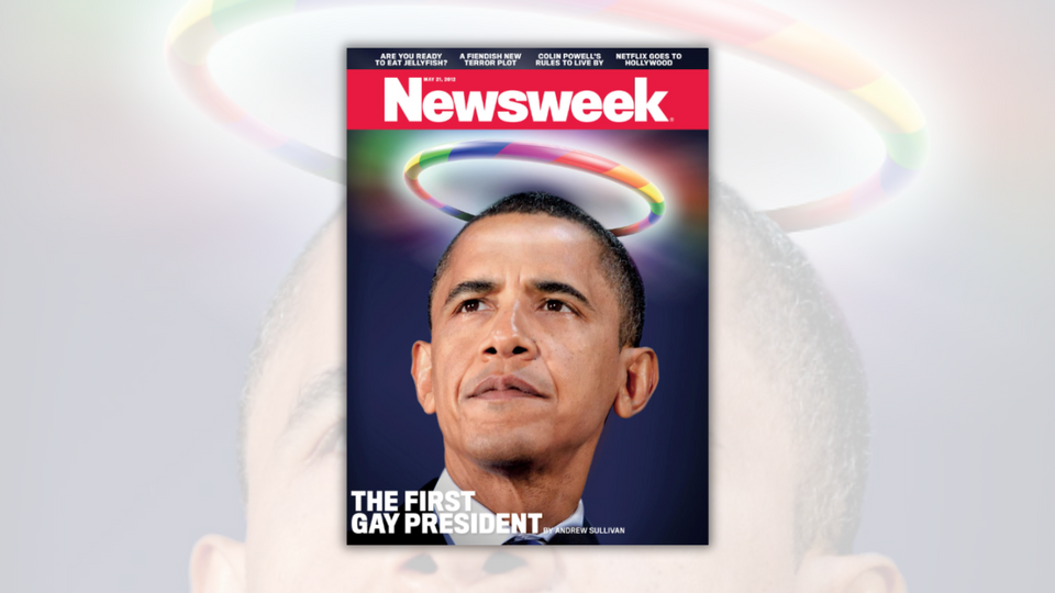 'The First Gay President': Real Newsweek Cover Featuring Obama ...