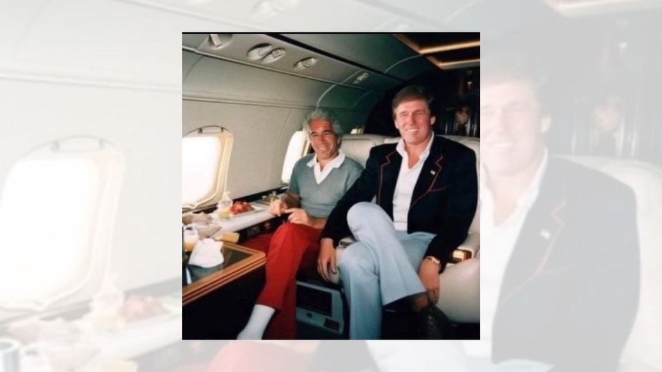 Is This a Real Photo of Trump and Epstein on a Private Plane? Snopes com