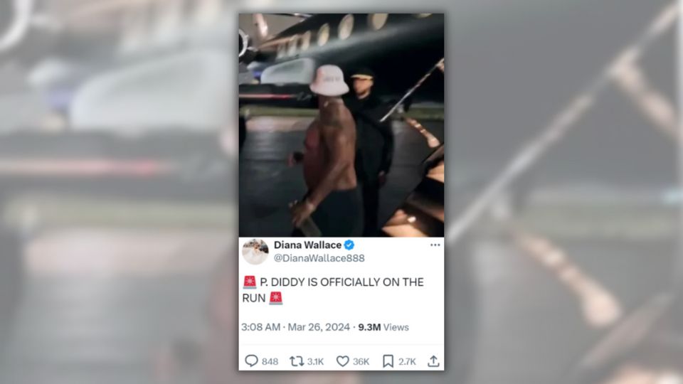 Does Photo Show Diddy 'On the Run' Amid Sex Trafficking Investigation