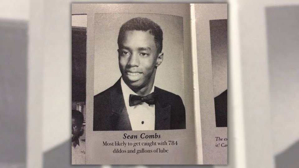 Diddy's Yearbook Named Him 'Most Likely To Get Caught With 784 Dildos ...